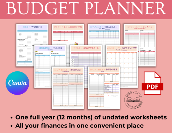 Sunset Serenade Budget Planner - Image 7